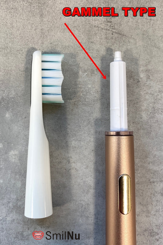 Børstehoveder Til Smilnu De Lux / Finesmile "Gammel model" Tandbørsten 2 Stk.